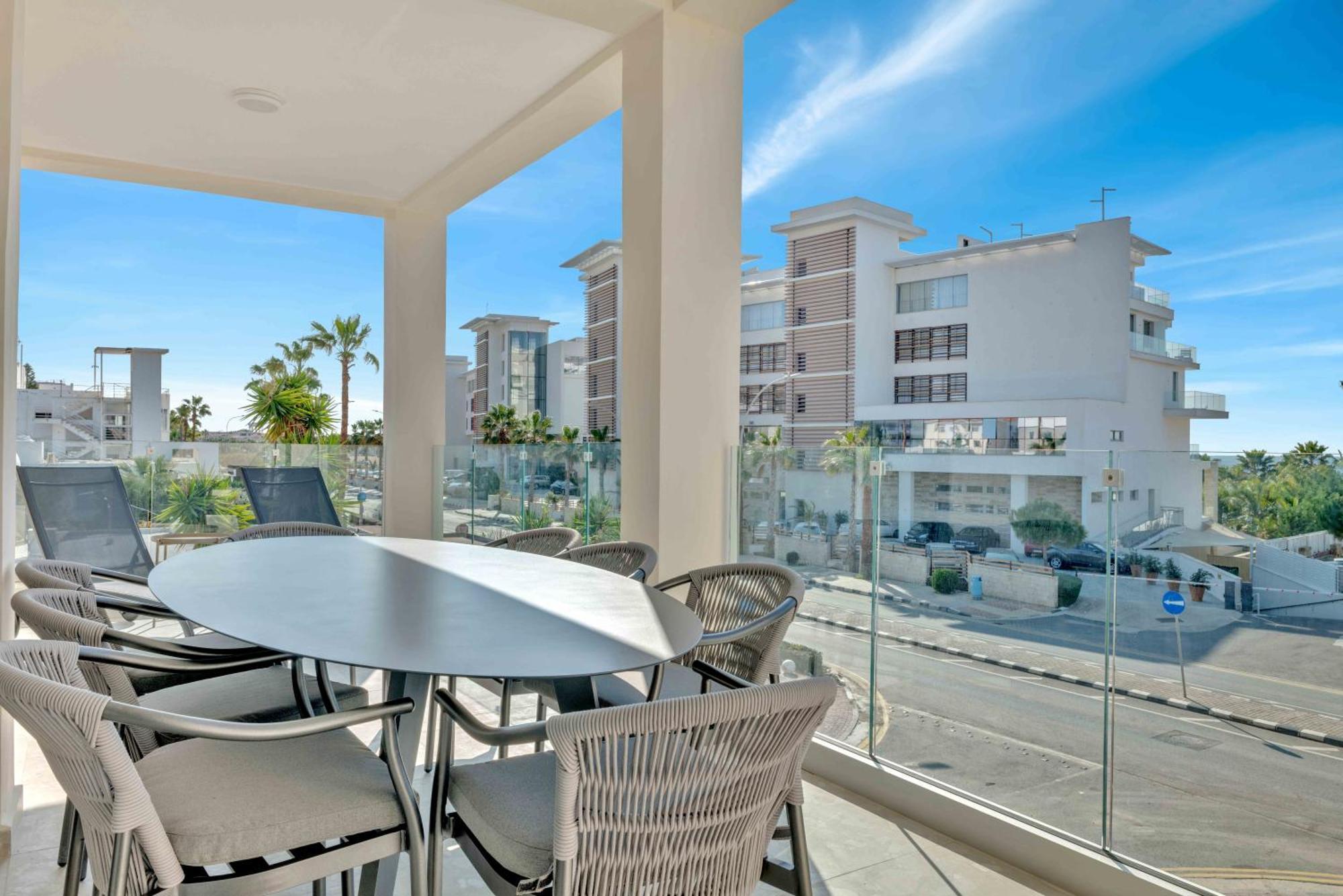 Phaedrus Living: Seaview Luxury Flat Limnaria 150 Paphos Exterior foto